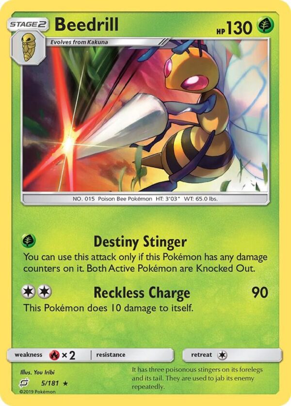 Beedrill 5/181 Normal SM – Team Up Beedrill 5/181 Normal SM – Team Up