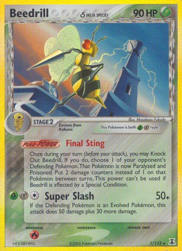 Beedrill (Delta Species) 1/113 Holofoil Delta Species
