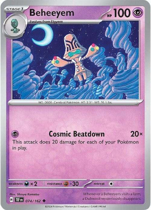Beheeyem 074/162 Normal SV05: Temporal Forces Beheeyem 074/162 Normal SV05: Temporal Forces