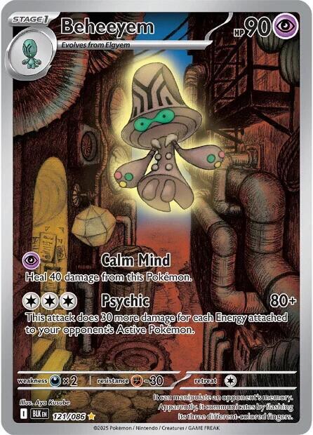 Beheeyem 121/086 Holofoil SV: Black Bolt