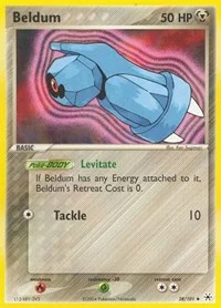 Beldum | 28/101 | Reverse Holofoil | Hidden Legends