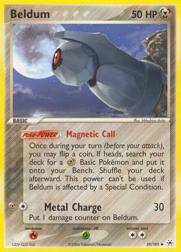 Beldum 29/101 Reverse Holofoil Hidden Legends