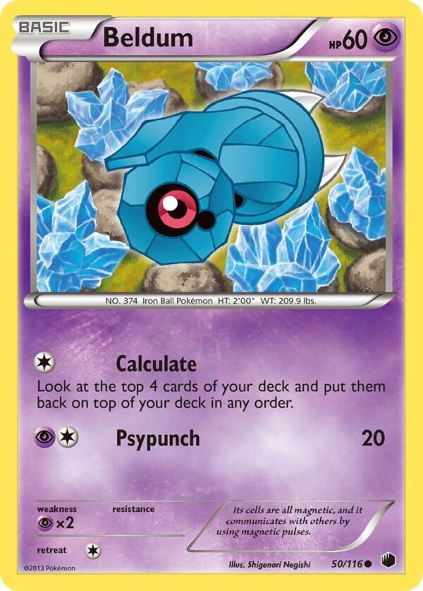 Beldum 50/116 Reverse Holofoil Plasma Freeze Beldum 50/116 Reverse Holofoil Plasma Freeze