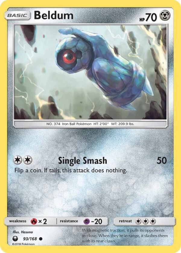 Beldum (93) 93/168 Normal SM – Celestial Storm Beldum (93) 93/168 Normal SM – Celestial Storm