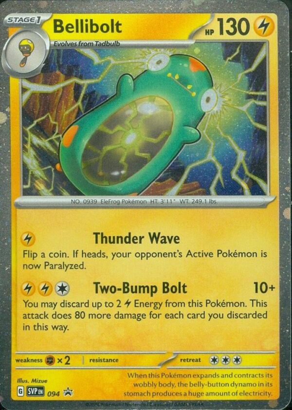 Bellibolt 094 Holofoil SV: Scarlet & Violet Promo Cards Bellibolt 094 Holofoil SV: Scarlet & Violet Promo Cards