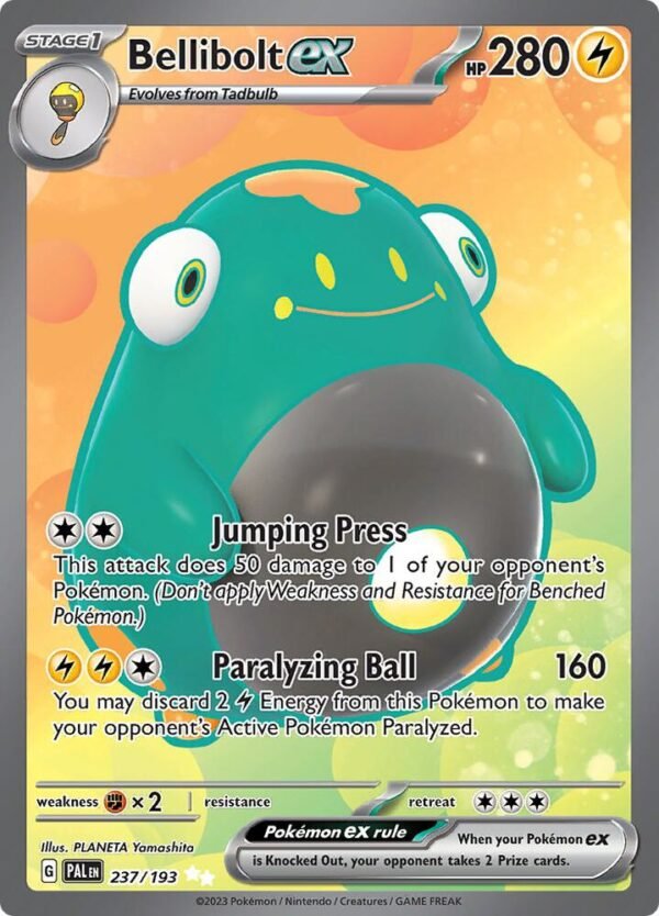 Bellibolt ex 237/193 Holofoil SV02: Paldea Evolved Bellibolt ex 237/193 Holofoil SV02: Paldea Evolved