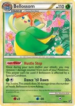 Bellossom 1/90 (HGSS Undaunted) 001/090 Normal Deck Exclusives