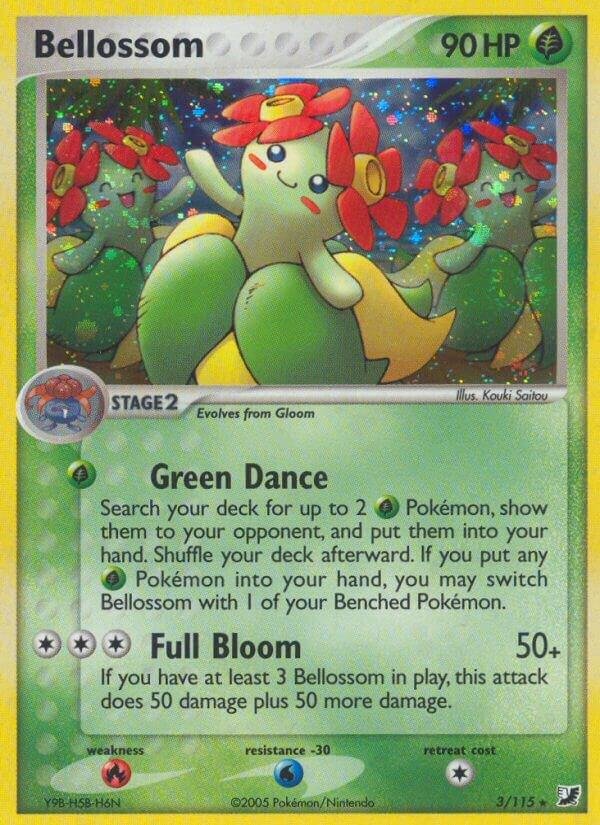 Bellossom 3/115 Reverse Holofoil Unseen Forces