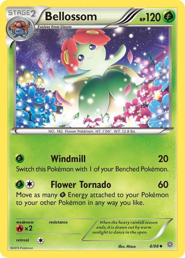 Bellossom 4/98 Normal XY – Ancient Origins Bellossom 4/98 Normal XY – Ancient Origins