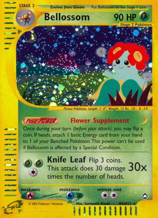 Bellossom (H5) H05/H32 Holofoil Aquapolis
