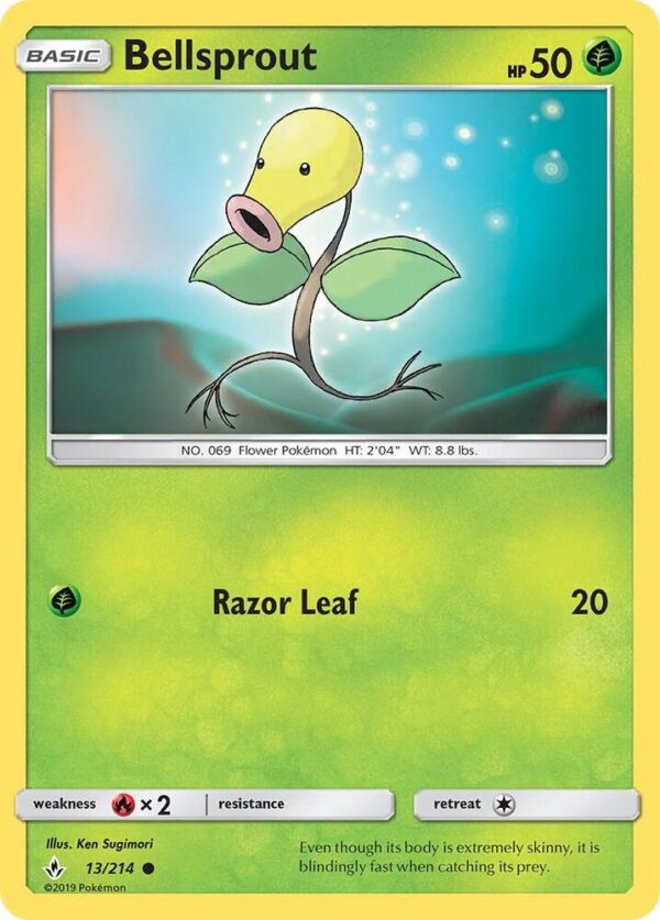 Bellsprout 13/214 Normal SM – Unbroken Bonds Bellsprout 13/214 Normal SM – Unbroken Bonds
