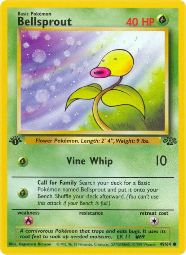 Bellsprout 49/64 1st Edition Jungle
