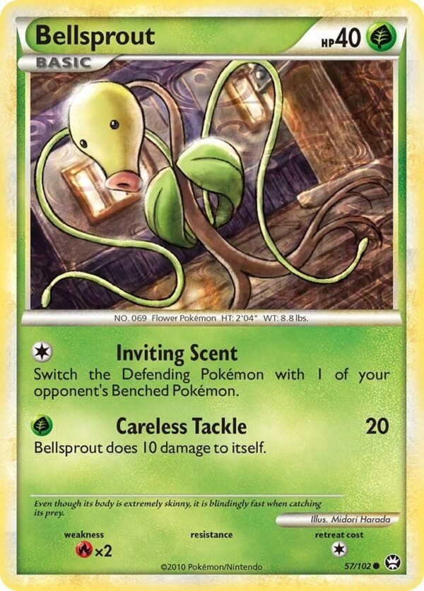 Bellsprout 57/102 Reverse Holofoil Triumphant