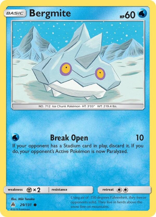 Bergmite 29/131 Normal SM – Forbidden Light