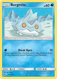 Bergmite | 29/131 | Reverse Holofoil | SM - Forbidden Light