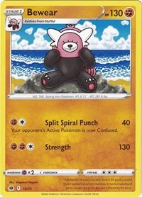 Bewear | 12/15 | 012/015 | Normal | McDonald's Promos 2022