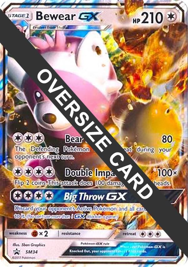 Bewear GX SM34 (Black Star Promos) Holofoil Jumbo Cards Bewear GX SM34 (Black Star Promos) Holofoil Jumbo Cards