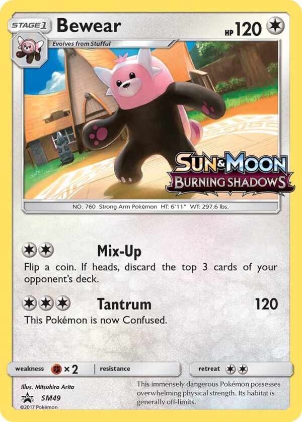 Bewear SM49 (Prerelease) Holofoil SM Promos Bewear SM49 (Prerelease) Holofoil SM Promos