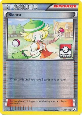 Bianca 109/113 (Pokemon League) Reverse Holofoil League & Championship Cards Bianca 109/113 (Pokemon League) Reverse Holofoil League & Championship Cards
