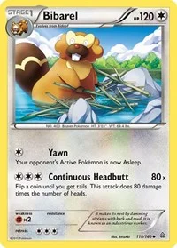 Bibarel | 118/160 | Reverse Holofoil | XY - Primal Clash