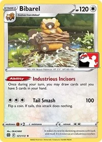 Bibarel | 121/172 | Holofoil | Prize Pack Series Cards