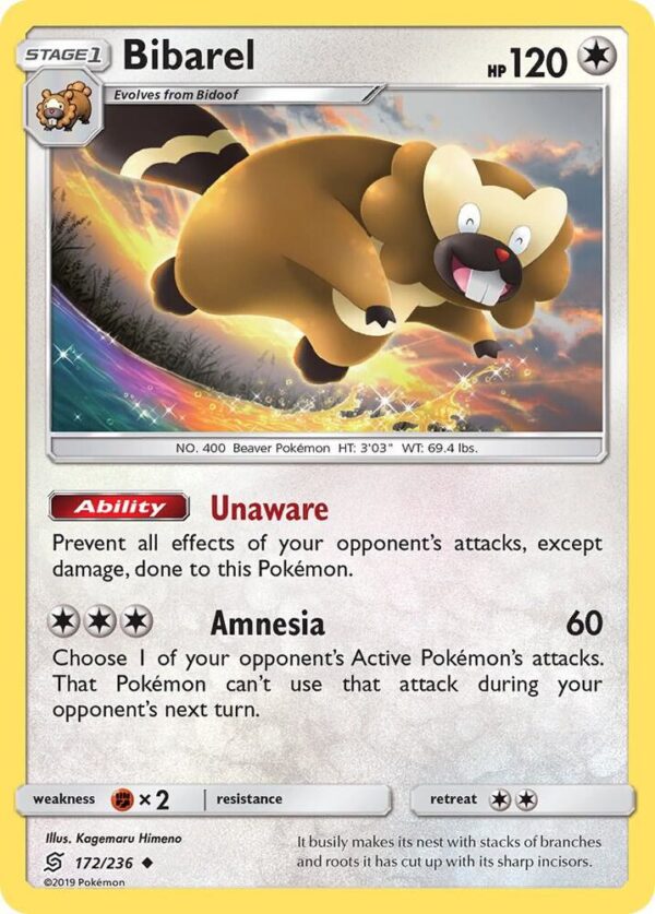 Bibarel 172/236 Normal SM – Unified Minds