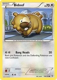Bidoof | 106/124 | Reverse Holofoil | Dragons Exalted Bidoof | 106/124 | Reverse Holofoil | Dragons Exalted