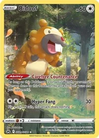 Bidoof | GG29/GG70 | Holofoil | Crown Zenith: Galarian Gallery