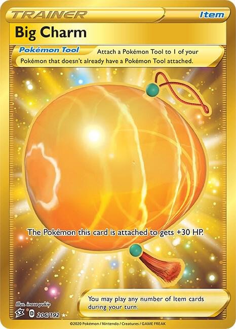 Big Charm (Secret) 206/192 Holofoil SWSH02: Rebel Clash Big Charm (Secret) 206/192 Holofoil SWSH02: Rebel Clash