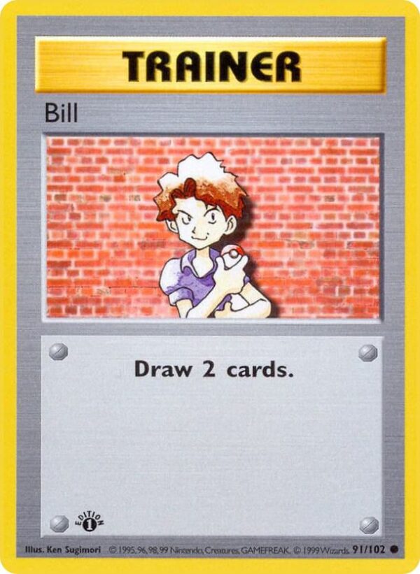 Bill 091/102 Unlimited Base Set (Shadowless)