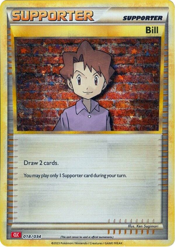 Bill (CLC) 018/034 Holofoil Trading Card Game Classic