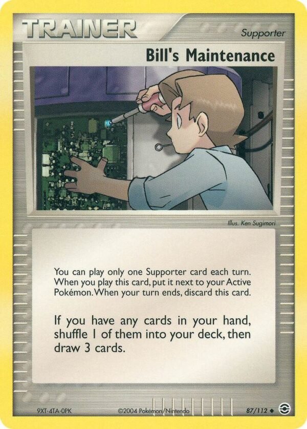 Bill’s Maintenance 87/112 Normal FireRed & LeafGreen Bill’s Maintenance 87/112 Normal FireRed & LeafGreen