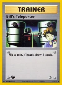 Bill's Teleporter | 091/111 | 1st Edition | Neo Genesis Bill's Teleporter | 091/111 | 1st Edition | Neo Genesis
