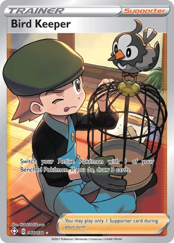 Bird Keeper (Full Art) 066/072 Holofoil Shining Fates