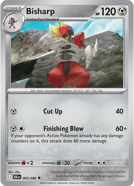 Bisharp 065/086 Normal SV: Black Bolt