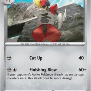 Bisharp 065/086 Reverse Holofoil SV: Black Bolt