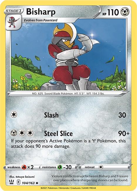 Bisharp 104/163 Reverse Holofoil SWSH05: Battle Styles