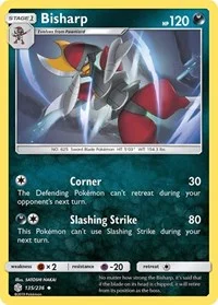 Bisharp | 135/236 | Reverse Holofoil | SM - Cosmic Eclipse