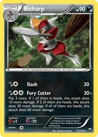 Bisharp (72) | 72/108 | Reverse Holofoil | Dark Explorers