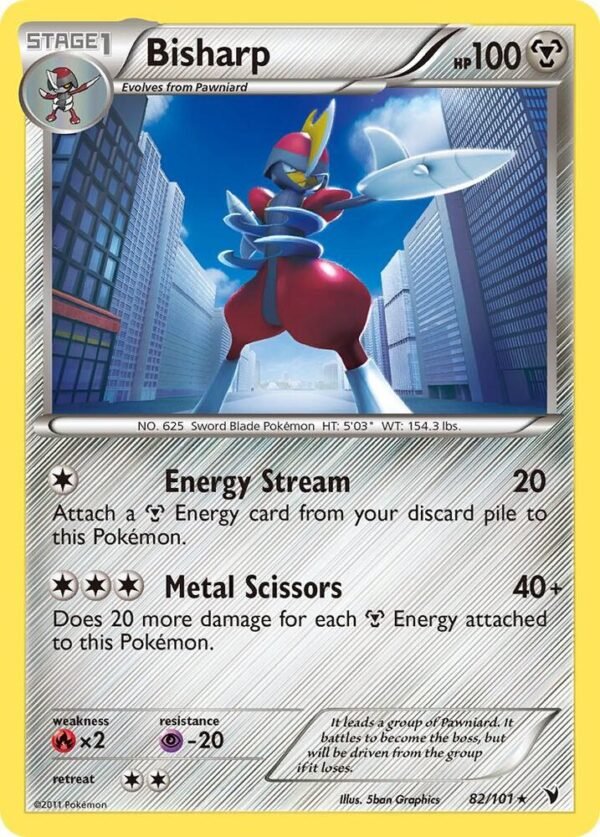 Bisharp (82) 82/101 Reverse Holofoil Noble Victories