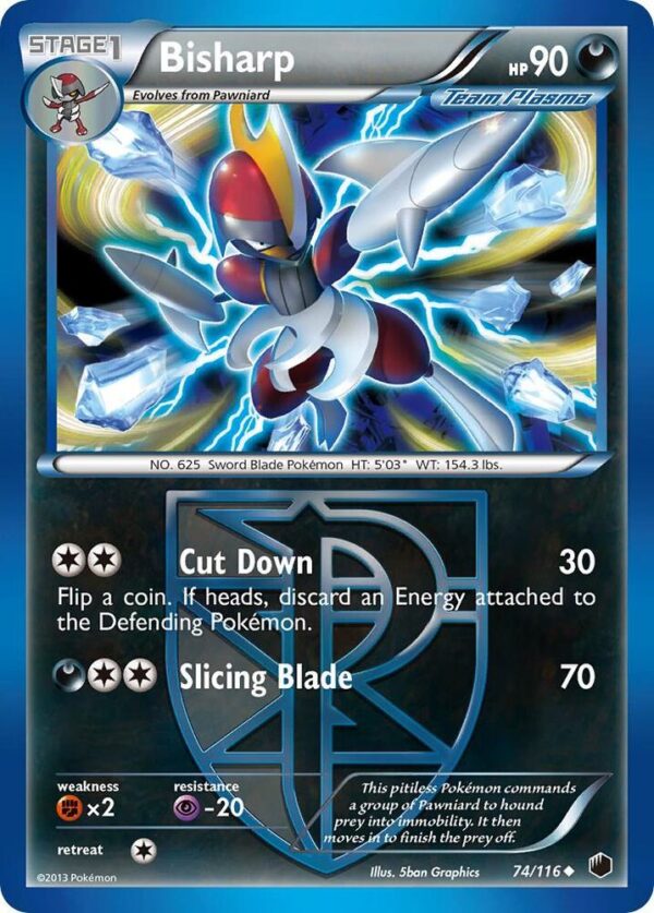 Bisharp (Team Plasma) (74) 74/116 Normal Plasma Freeze Bisharp (Team Plasma) (74) 74/116 Normal Plasma Freeze