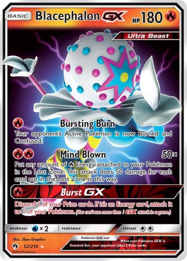 Blacephalon GX 52/214 Holofoil SM – Lost Thunder Blacephalon GX 52/214 Holofoil SM – Lost Thunder