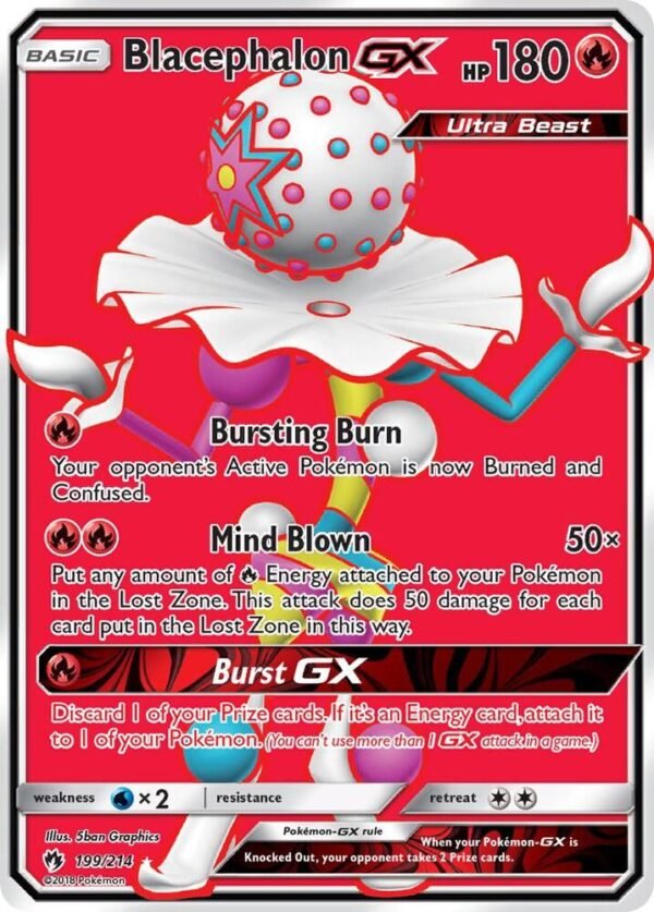 Blacephalon GX (Full Art) 199/214 Holofoil SM – Lost Thunder Blacephalon GX (Full Art) 199/214 Holofoil SM – Lost Thunder
