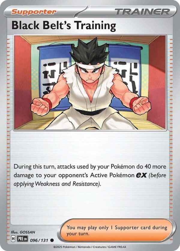 Black Belt’s Training 096/131 Normal SV: Prismatic Evolutions Black Belt’s Training 096/131 Normal SV: Prismatic Evolutions
