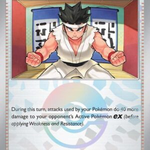 Black Belt’s Training 096/131 (Poke Ball Pattern) Holofoil SV: Prismatic Evolutions Black Belt’s Training 096/131 (Poke Ball Pattern) Holofoil SV: Prismatic Evolutions