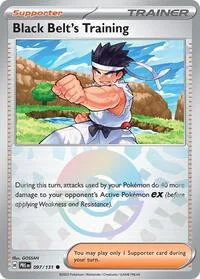 Black Belt's Training | 097/131 (Poke Ball Pattern) | Holofoil | SV: Prismatic Evolutions