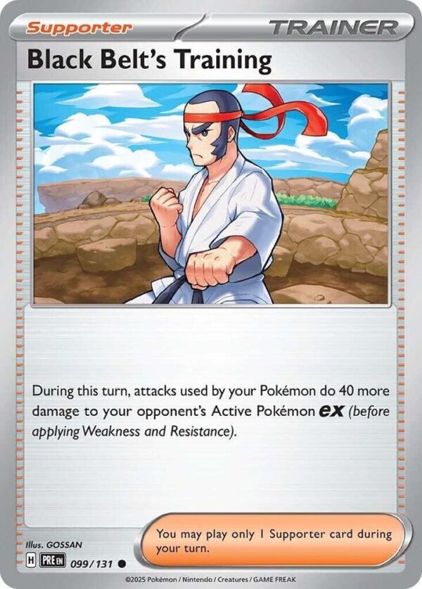 Black Belt’s Training 099/131 Normal SV: Prismatic Evolutions Black Belt’s Training 099/131 Normal SV: Prismatic Evolutions