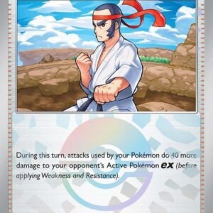 Black Belt’s Training 099/131 (Poke Ball Pattern) Holofoil SV: Prismatic Evolutions Black Belt’s Training 099/131 (Poke Ball Pattern) Holofoil SV: Prismatic Evolutions