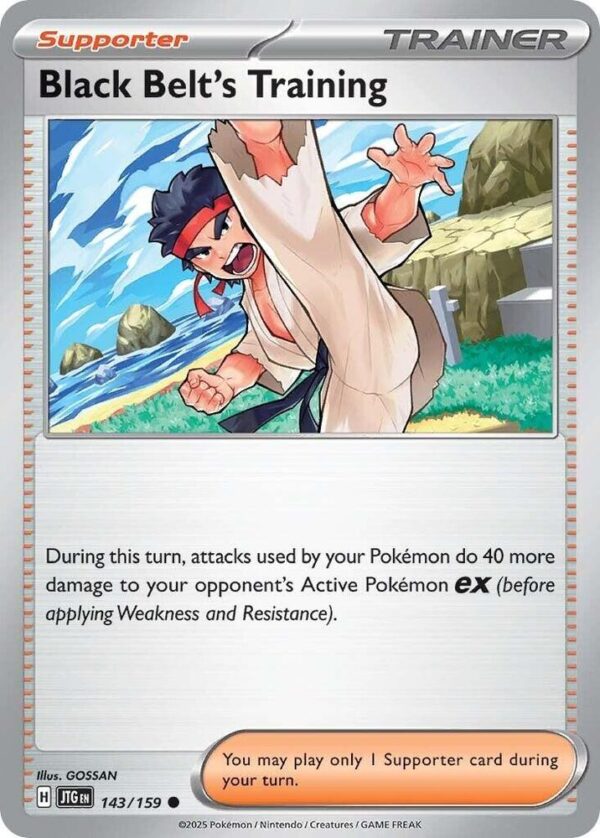 Black Belt’s Training 143/159 Reverse Holofoil SV09: Journey Together