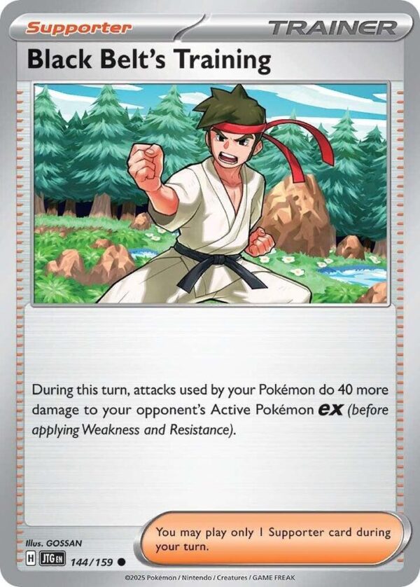 Black Belt’s Training 144/159 Reverse Holofoil SV09: Journey Together Black Belt’s Training 144/159 Reverse Holofoil SV09: Journey Together